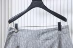 Dior Green Webbing Drawstring Shorts Grey - Image 5