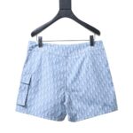 Dior Green Webbing Drawstring Shorts Purple - Image 2