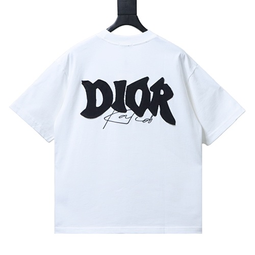 Dior Large Logo Patch And Embroidered Lettering On The Back T-Shirt - Image 2