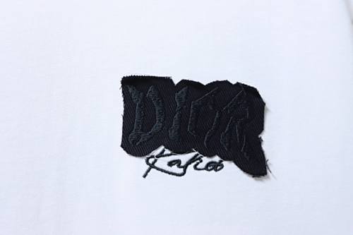 Dior Large Logo Patch And Embroidered Lettering On The Back T-Shirt - Image 7