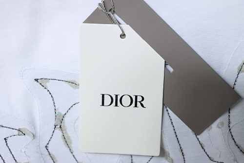 Dior Large Logo Patch And Embroidered Lettering On The Back T-Shirt - Image 11
