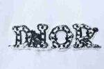 Dior New Distressed Patch Letter Embroidery T-Shirt - Image 8