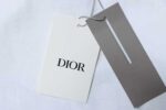 Dior New Distressed Patch Letter Embroidery T-Shirt - Image 12