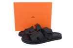Hermes Chypre Sandal Black Blue - Image 9