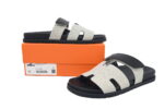 Hermes Chypre Sandal Dark Gray - Image 8