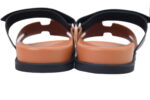 Hermes Chypre Sandal Khaki Black - Image 3