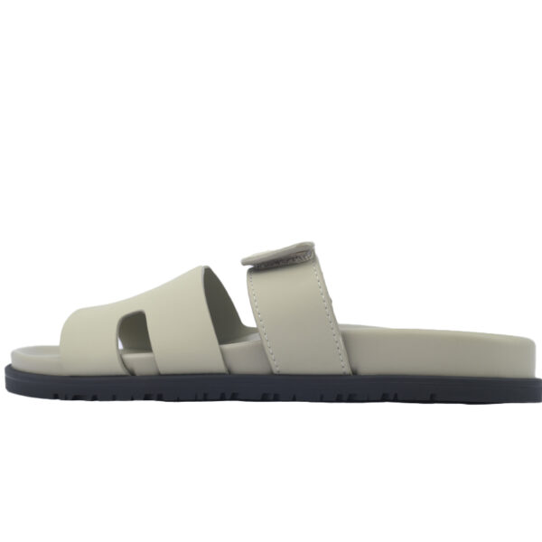 Hermes Chypre Sandal Khaki Gray