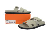 Hermes Chypre Sandal Khaki Gray - Image 8