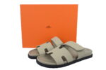 Hermes Chypre Sandal Khaki Gray - Image 9