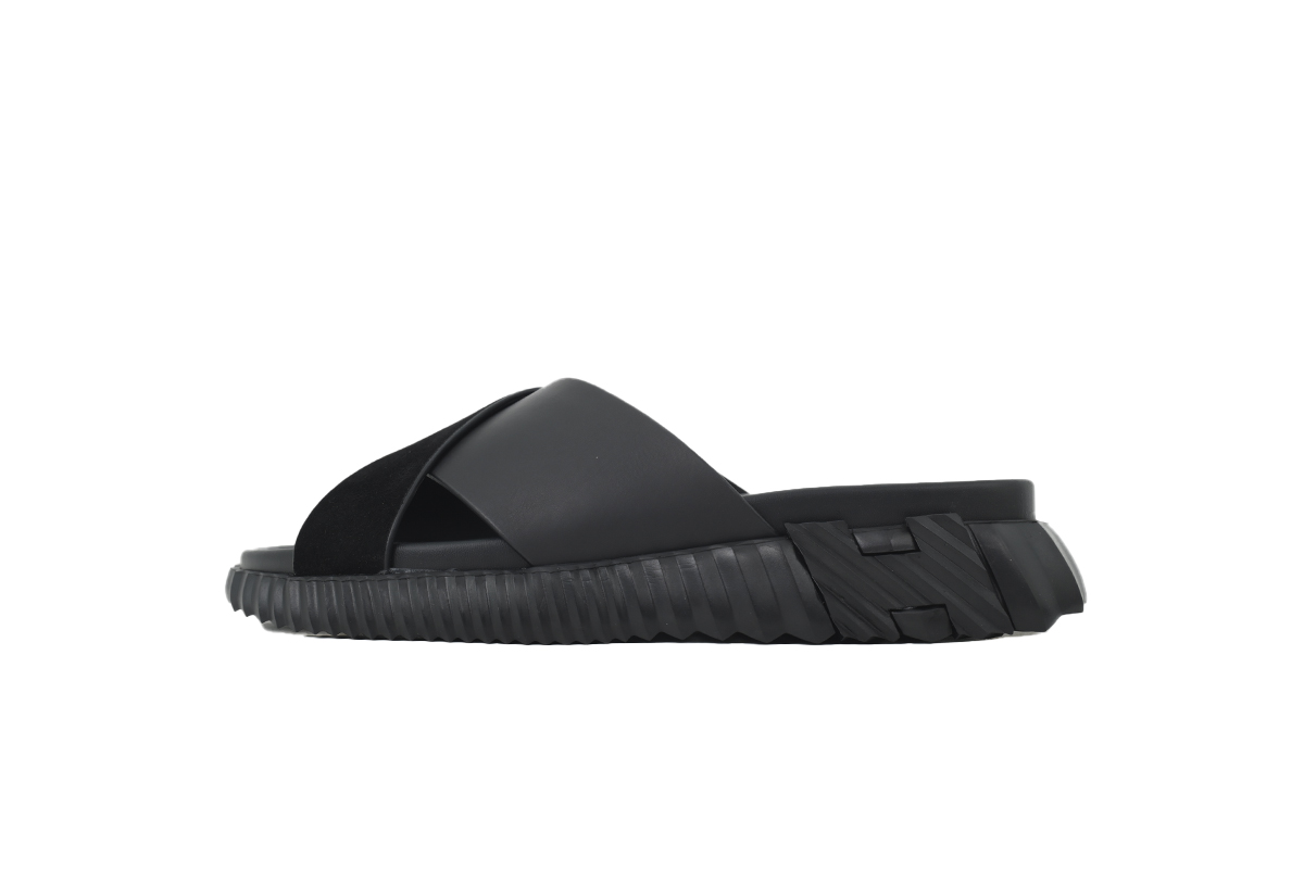 hermes_infra_sandals__black__1E281FF29BB1C.jpg Hermes Infra Sandals 'Black' - Image 1
