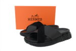 Hermes Infra Sandals 'Black' - Image 8
