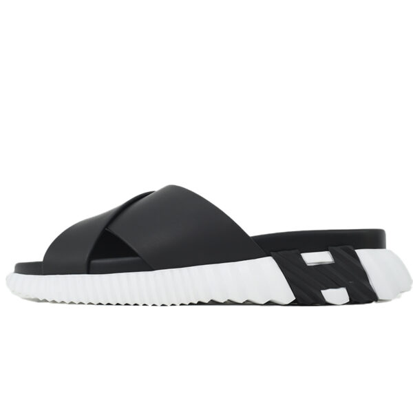 Hermes Infra Sandals 'Black and White'