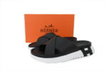 Hermes Infra Sandals 'Black and White' - Image 8