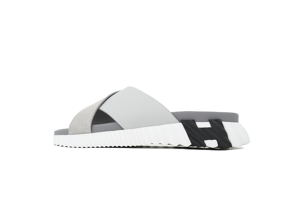 hermes_infra_sandals__grey__1E281FA3D8411.jpg Hermes Infra Sandals 'Grey' - Image 1