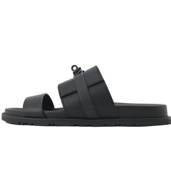 Hermes Jackson Sandal All Black
