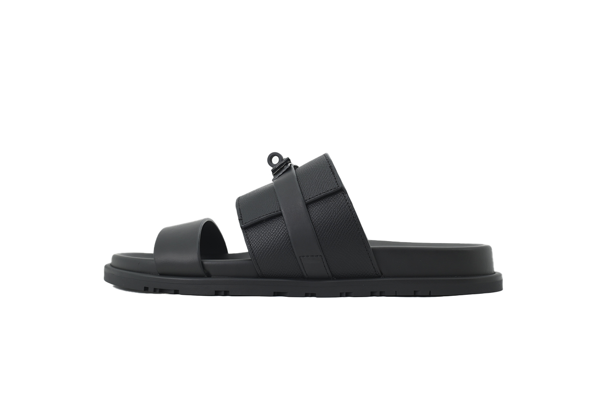 hermes_jackson_sandal_all_black_1E40A440A5B1F.jpg Hermes Jackson Sandal All Black - Image 1
