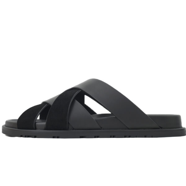 Hermes Kazimir Sandal Black