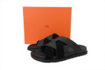 Hermes Kazimir Sandal Black - Image 9
