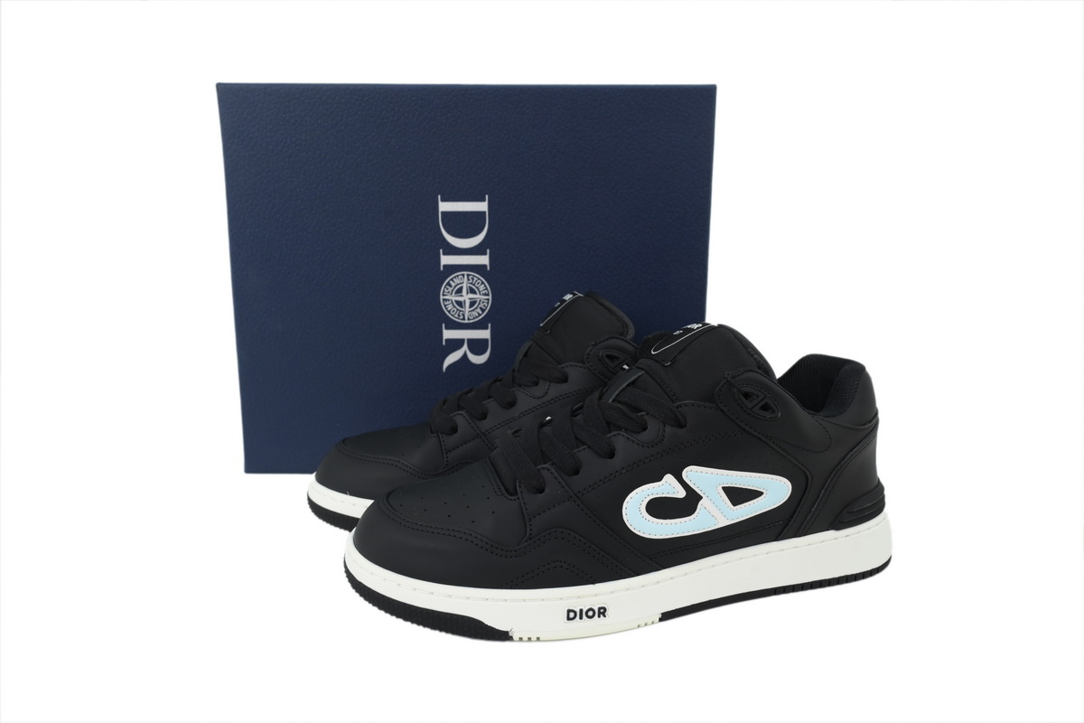 PK God Batch Dior x Stone Island B57 Low Sneaker Black - Image 13