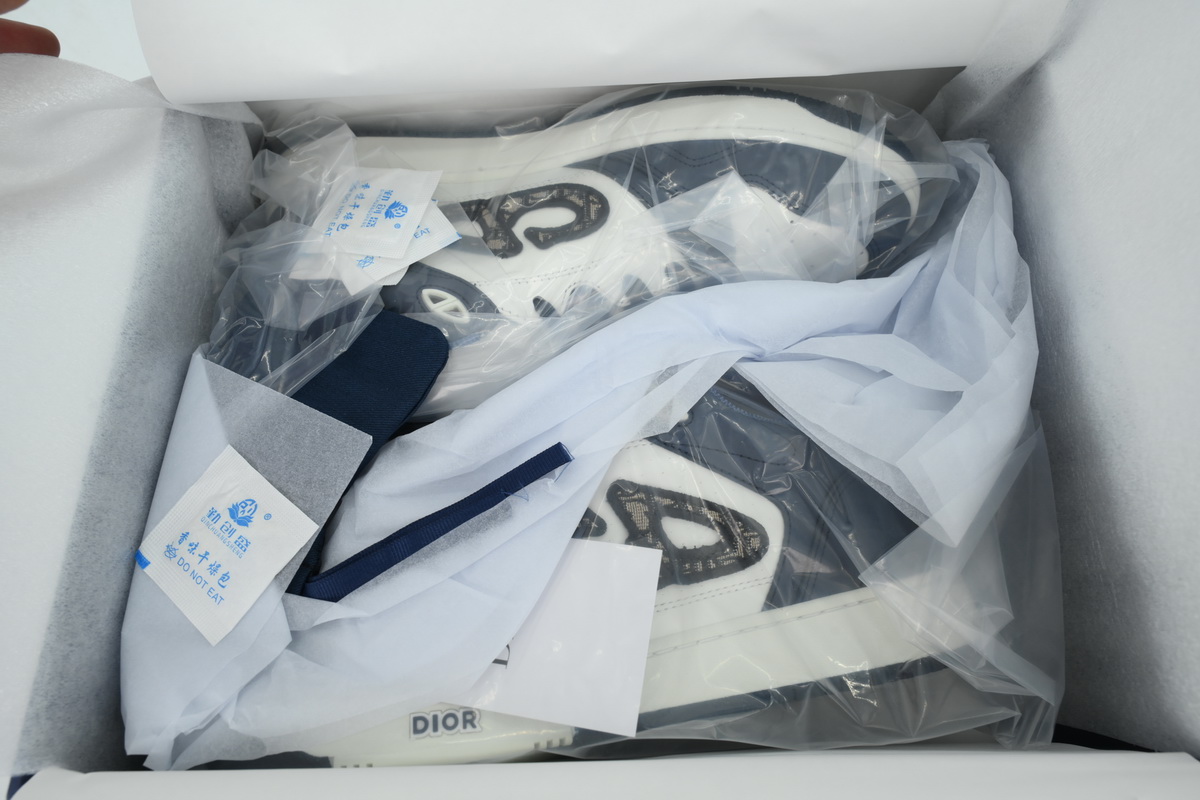 PK God Batch Dior B57 Low Sneaker Navy Blue - Image 12