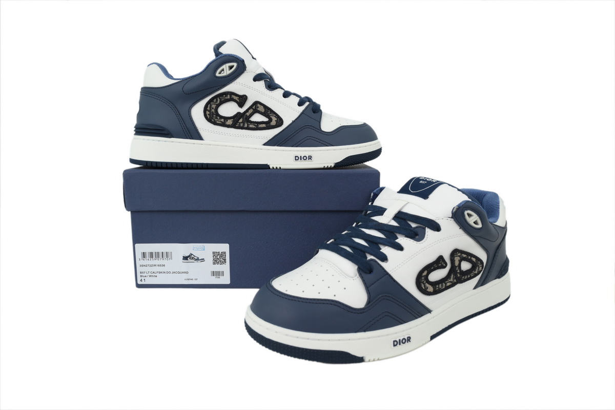 PK God Batch Dior B57 Low Sneaker Navy Blue - Image 10