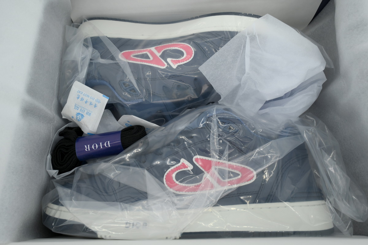 PK God Batch Dior x Stone Island B57 Low Sneaker Blue - Image 12