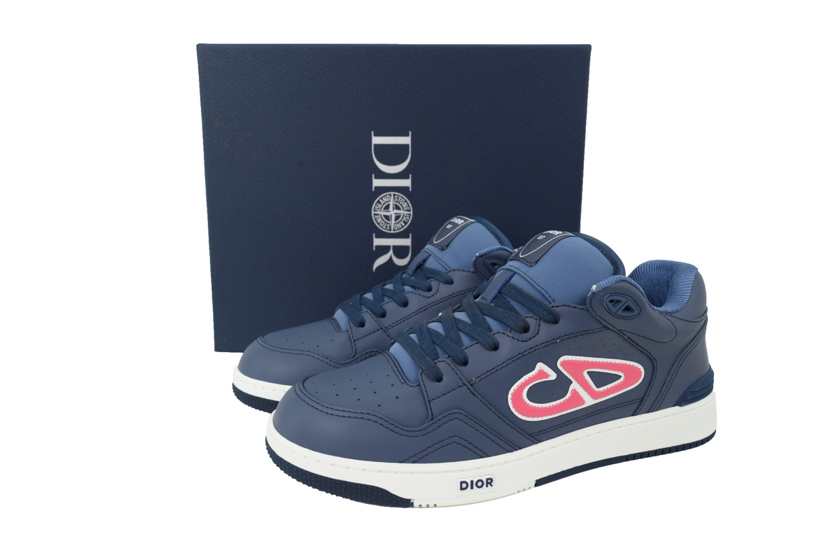 PK God Batch Dior x Stone Island B57 Low Sneaker Blue - Image 11