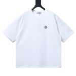 Embroidered Badge Round Neck T-shirts