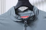 Supreme 25FW Contrast Piping Track Jacket Grey - Image 8