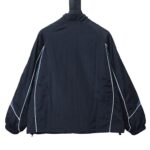 Supreme 25FW Contrast Piping Track Jacket Black - Image 2
