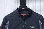Supreme 25FW Contrast Piping Track Jacket Black - Image 3