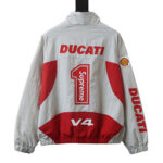 Supreme Ducati Collaboration SS24 Jacket White - Image 2
