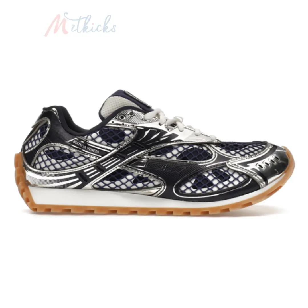 BV-Orbit-500x500白底 Bottega Veneta Orbit Silver Black - Image 1