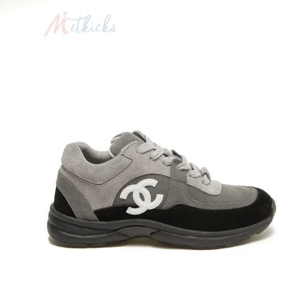 Ch*nel CC Runner Grey black SUEDE