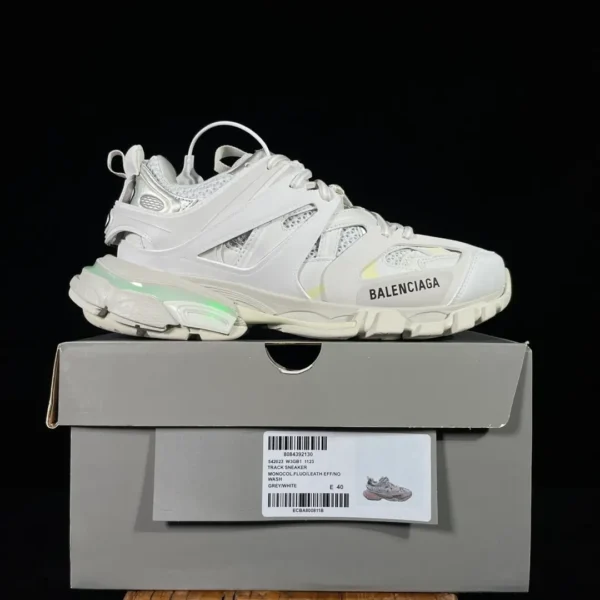 Balenciaga Track Sneaker LED – White  Light Grey
