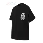 Chrome Hearts Triple Cross Logo Tee Black/White - Image 7