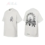 Chrome Hearts Triple Cross Logo Tee Black/White - Image 3