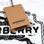 B*rberry London On Land Graphic T-Shirt White - Image 5