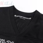 Chrome Hearts Mesh Stadium Football Jersey Black - Image 4