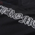 Chrome Hearts Mesh Stadium Football Jersey Black - Image 7