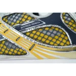 Bottega Veneta Orbit Sneaker Blue Yellow - Image 10