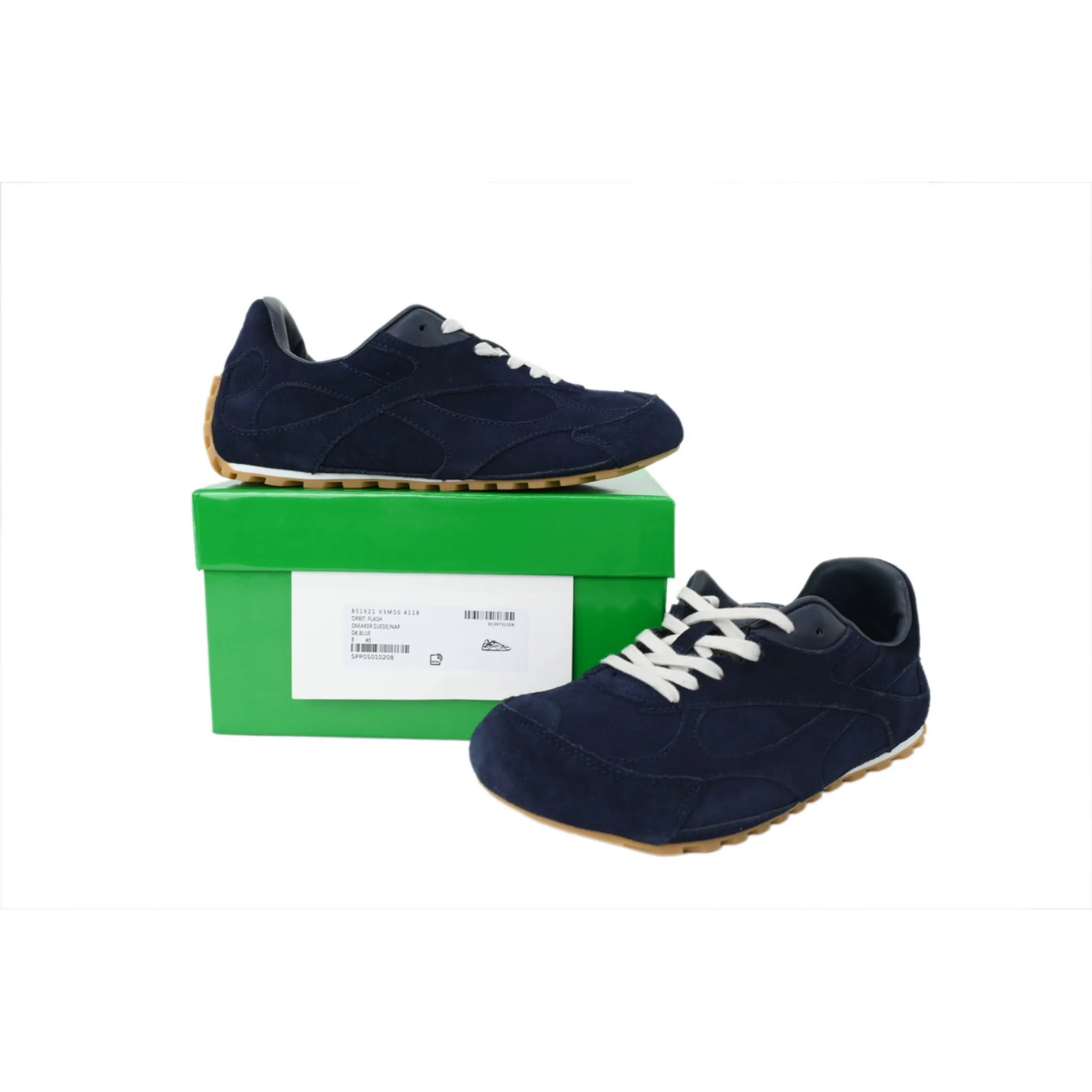 Bottega Veneta Orbit Sneaker 'Dark Blue' - Image 3