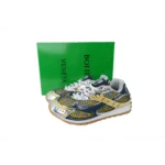 Bottega Veneta Orbit Sneaker Blue Yellow - Image 4
