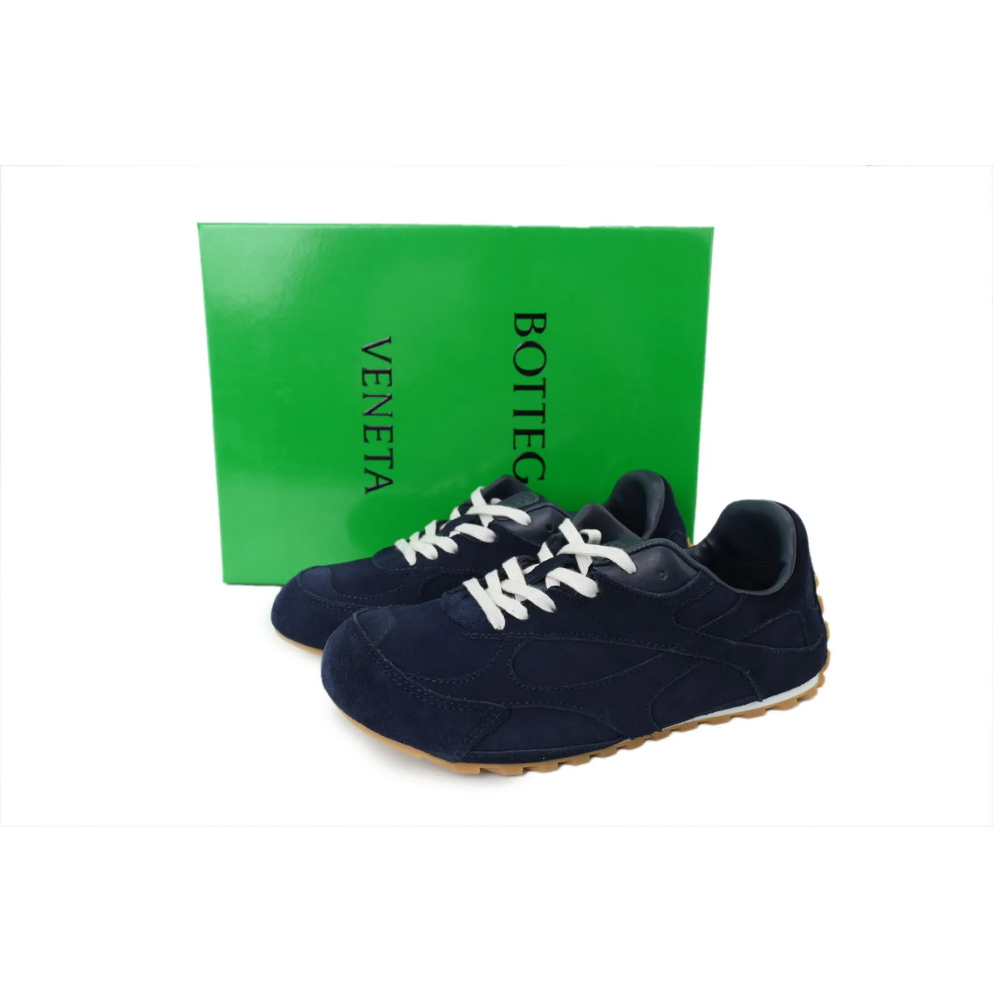 Bottega Veneta Orbit Sneaker 'Dark Blue' - Image 2