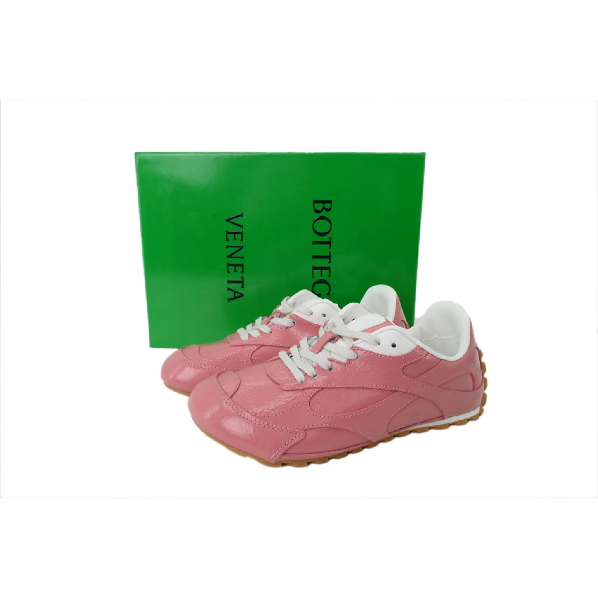 Bottega Veneta Orbit Sneaker 'camellia' - Image 4